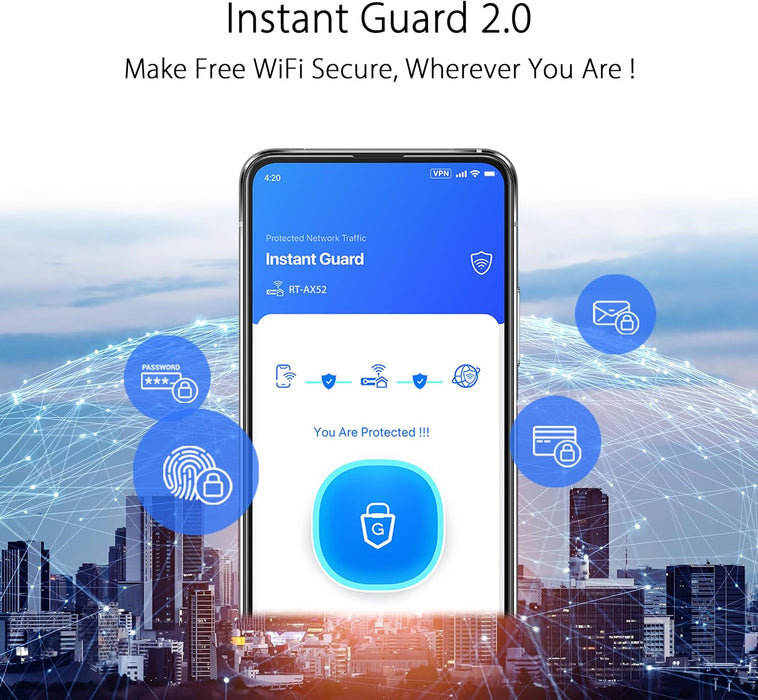 ASUS WL-Router RT-AX52 AX1800 AiMesh