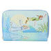 Loungefly Disney Peter Pan You Can Fly Glows Zip Around Wallet Blue