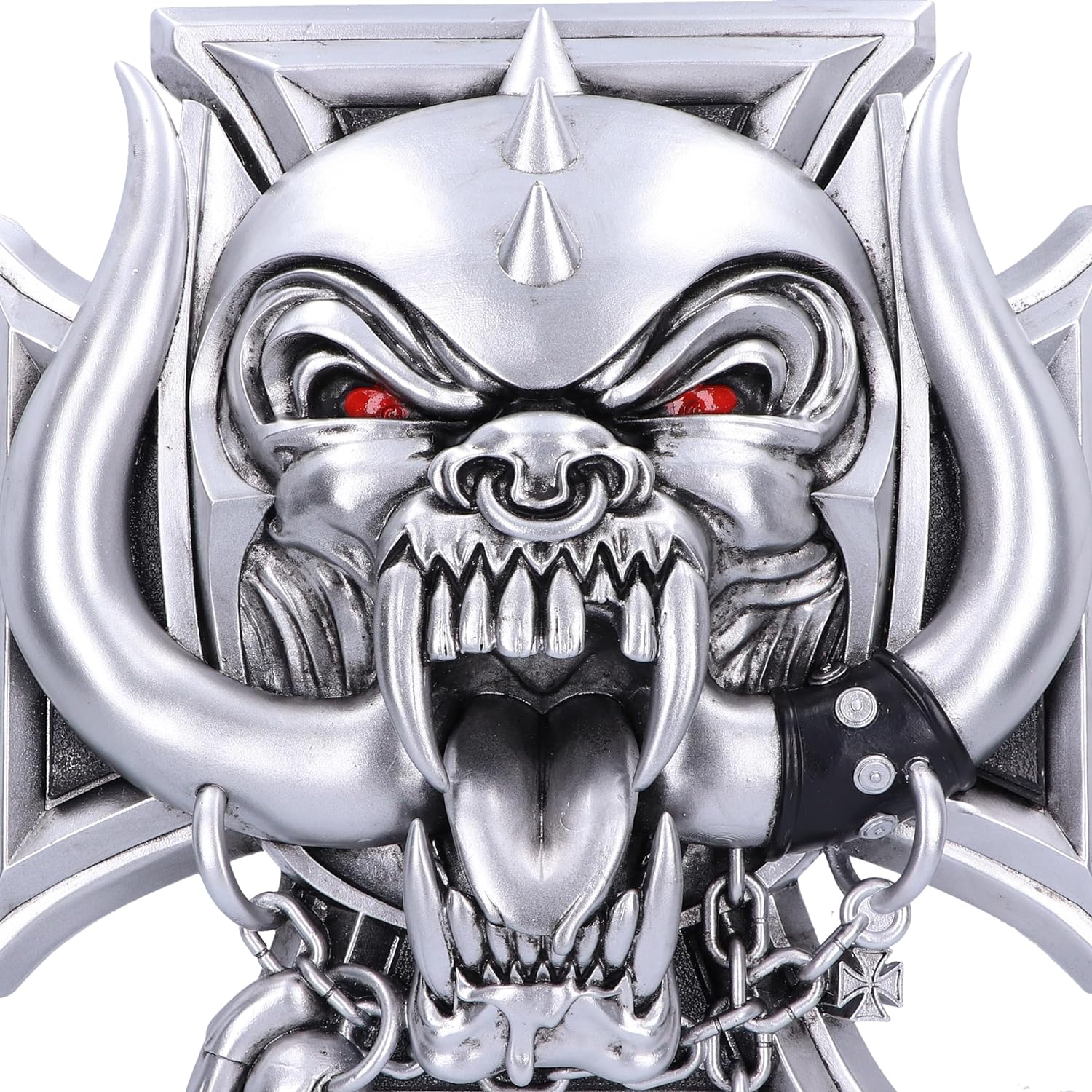 Nemesis Now Wall Plaque, Resin, Silver, 30cm