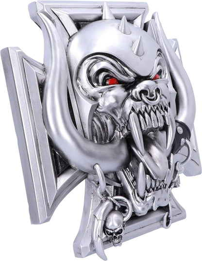 Nemesis Now Wall Plaque, Resin, Silver, 30cm