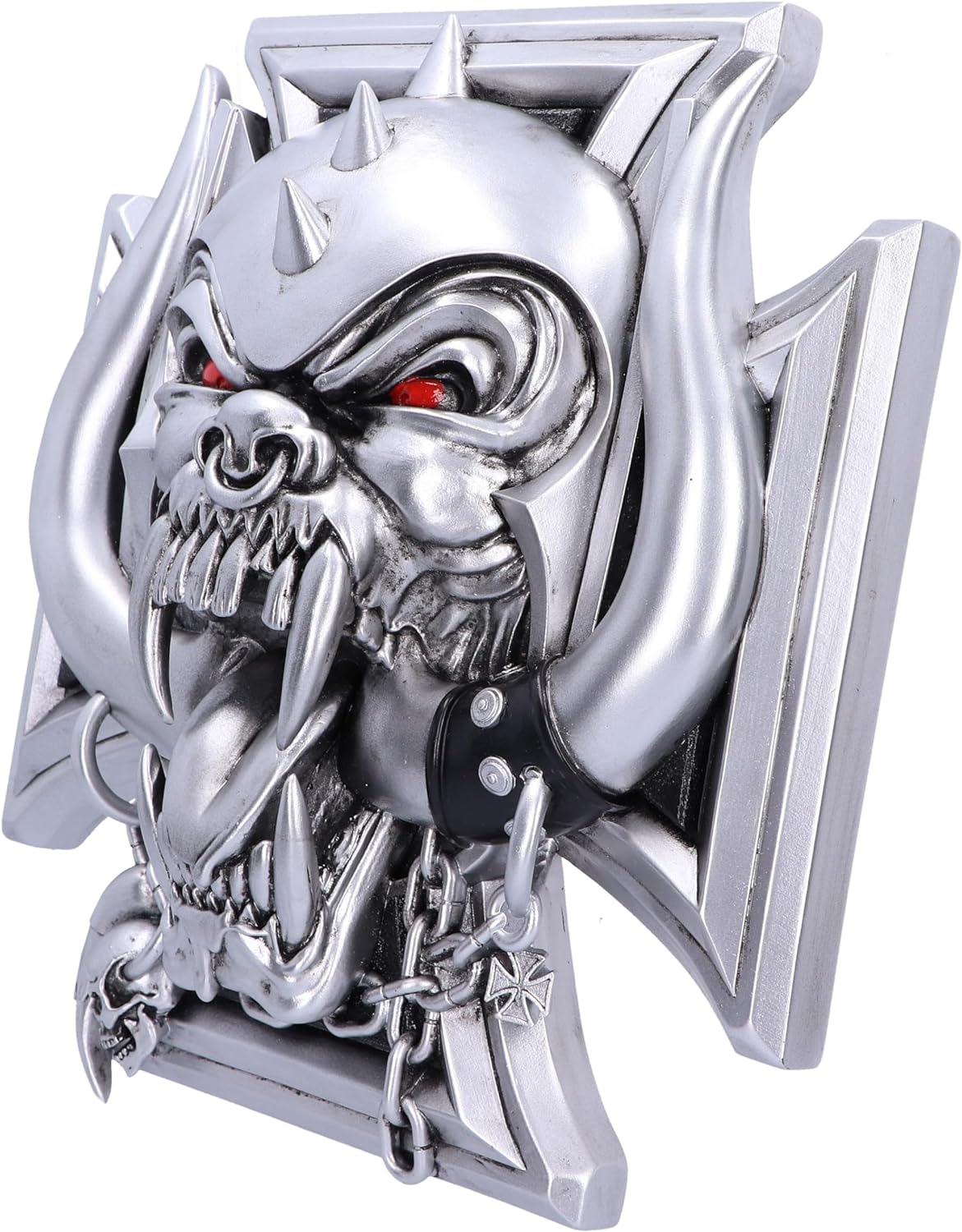 Nemesis Now Wall Plaque, Resin, Silver, 30cm