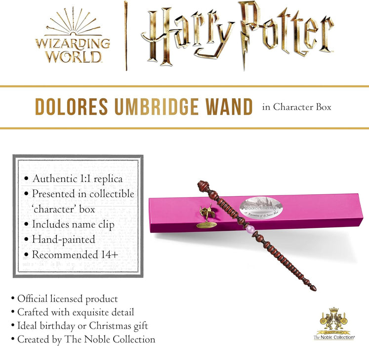 The Noble Collection Dolores Umbridge Character Wand