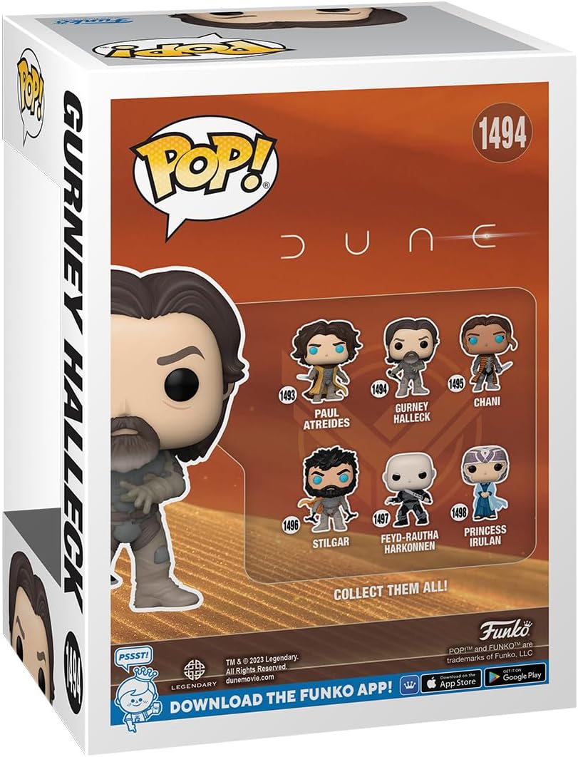 Funko Pop! Movies: Dune 2 - Gurney Halleck, 4-Inch, Pop! Movie, Collectible, Toys - Dune: Part II - Figuras Miniaturas Coleccionables para Exhibición - Idea De Regalo - Mercancía Oficial