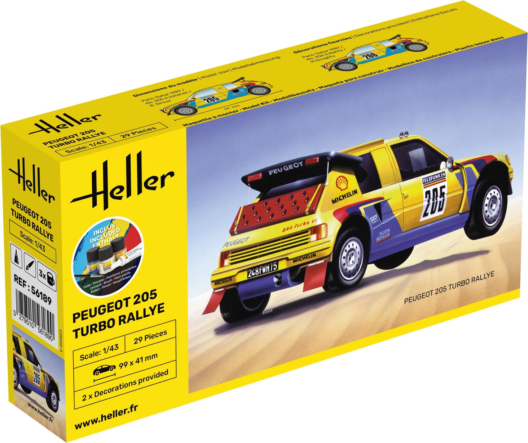 Heller- Maqueta, Multicolor (56189