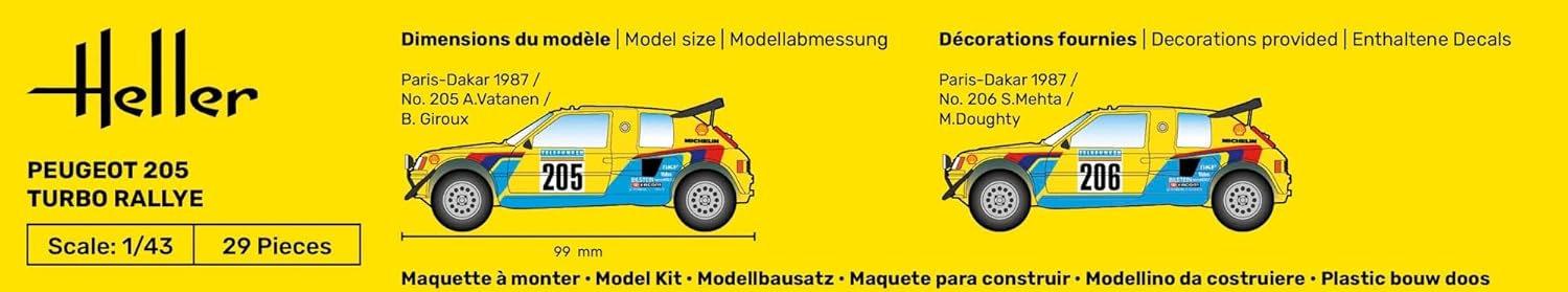 Heller HEL80189 Model kit, Unpainted