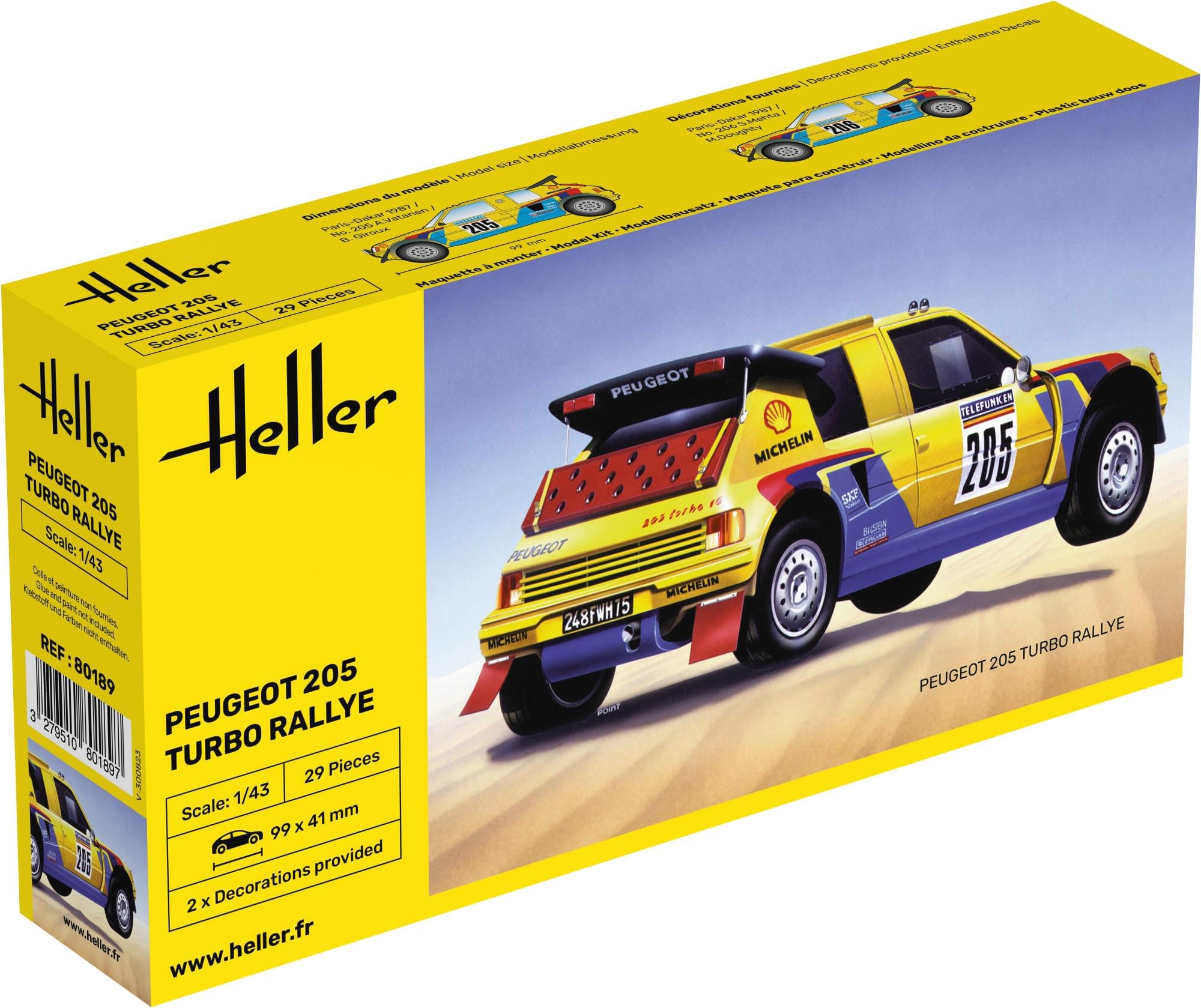Heller HEL80189 Model kit, Unpainted