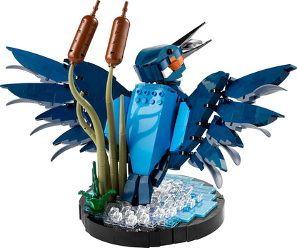 LEGO Icons Kingfisher Bird Set, Model Building Kit for Adults to Build with Water Setting Display Stand, Great Home and Office Desk Décor, Valentine's Day Gifts for Women, Men, Her or Him, 10331 Singl