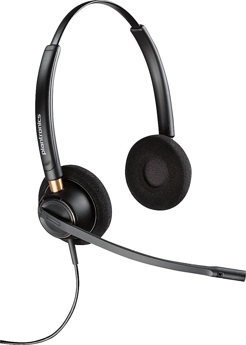 Plantronics HW520 Binaural QD Kopfhörer Schwarz