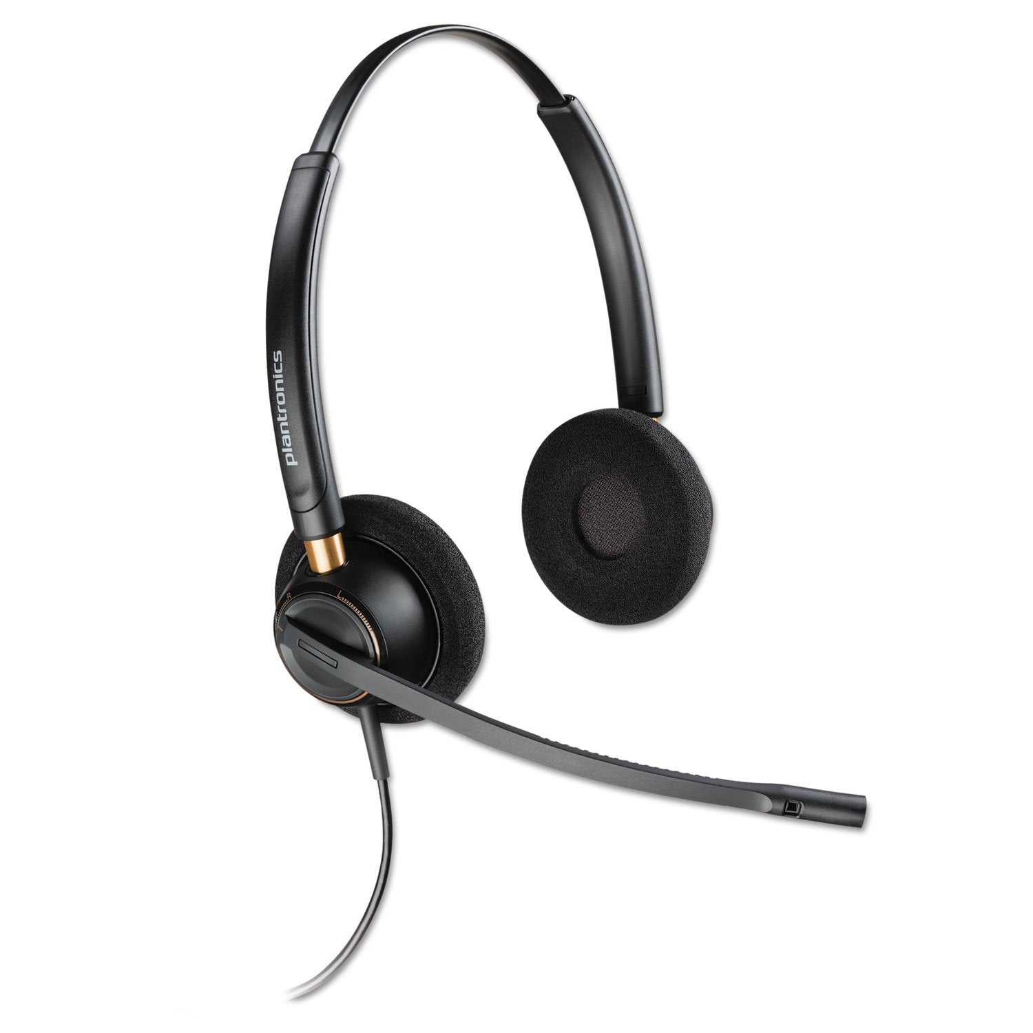 Plantronics HW520 Binaural QD Kopfhörer Schwarz