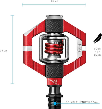 Crankbrothers CANDY 7 Red Pedal Pair