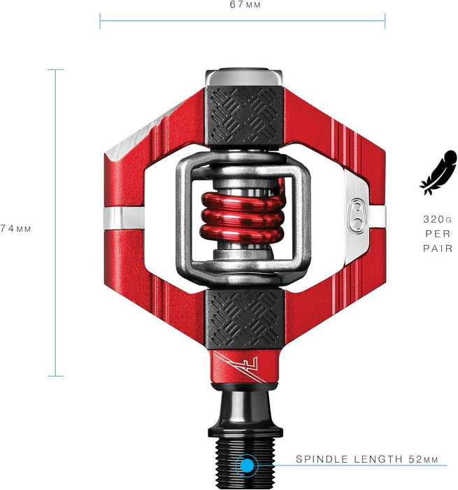Crankbrothers CANDY 7 Red Pedal Pair