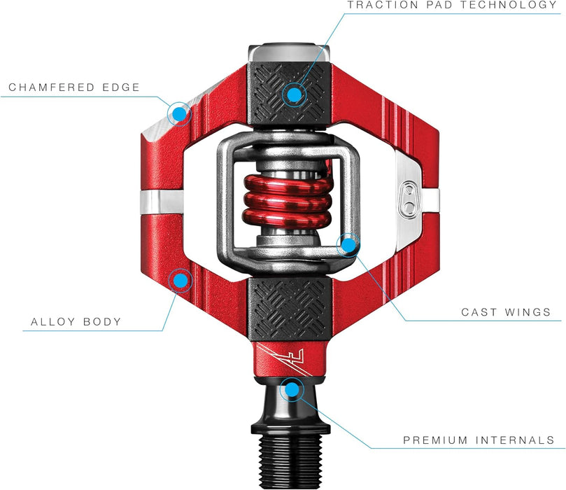 Crankbrothers CANDY 7 Red Pedal Pair