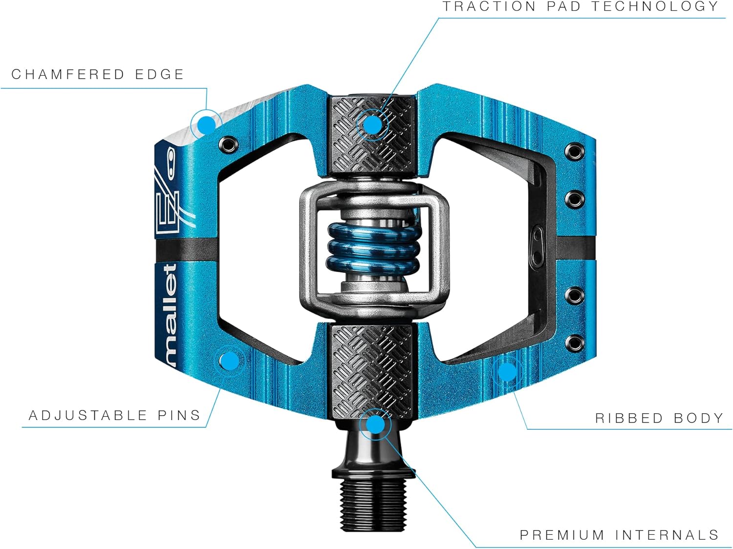 Crankbrothers Mallet Enduro Pedals, unisex, Mallet Enduro