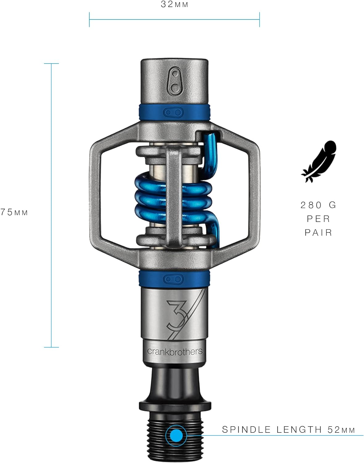 Crank Brothers Pedale CRANKBROTHERS Egg Beater 3