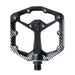 Crankbrothers Stamp Flat Pedal for BMX/MTB Bike - Bicycle Pedal, Minimalist Profile, Adjustable Grip