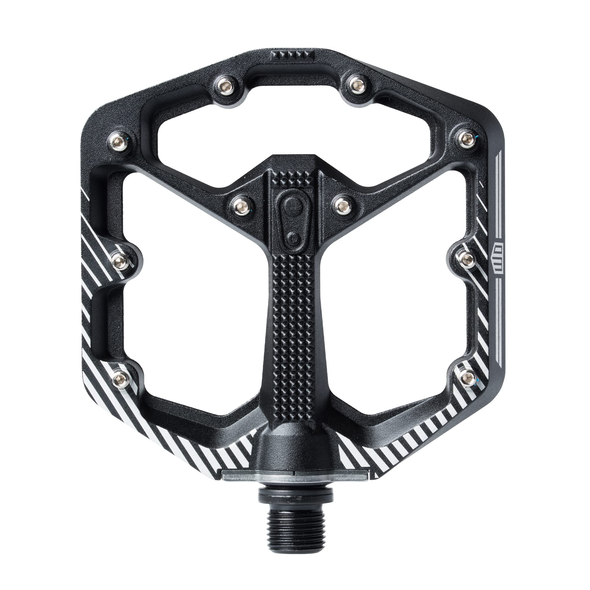 Crankbrothers Stamp Flat Pedal for BMX/MTB Bike - Bicycle Pedal, Minimalist Profile, Adjustable Grip