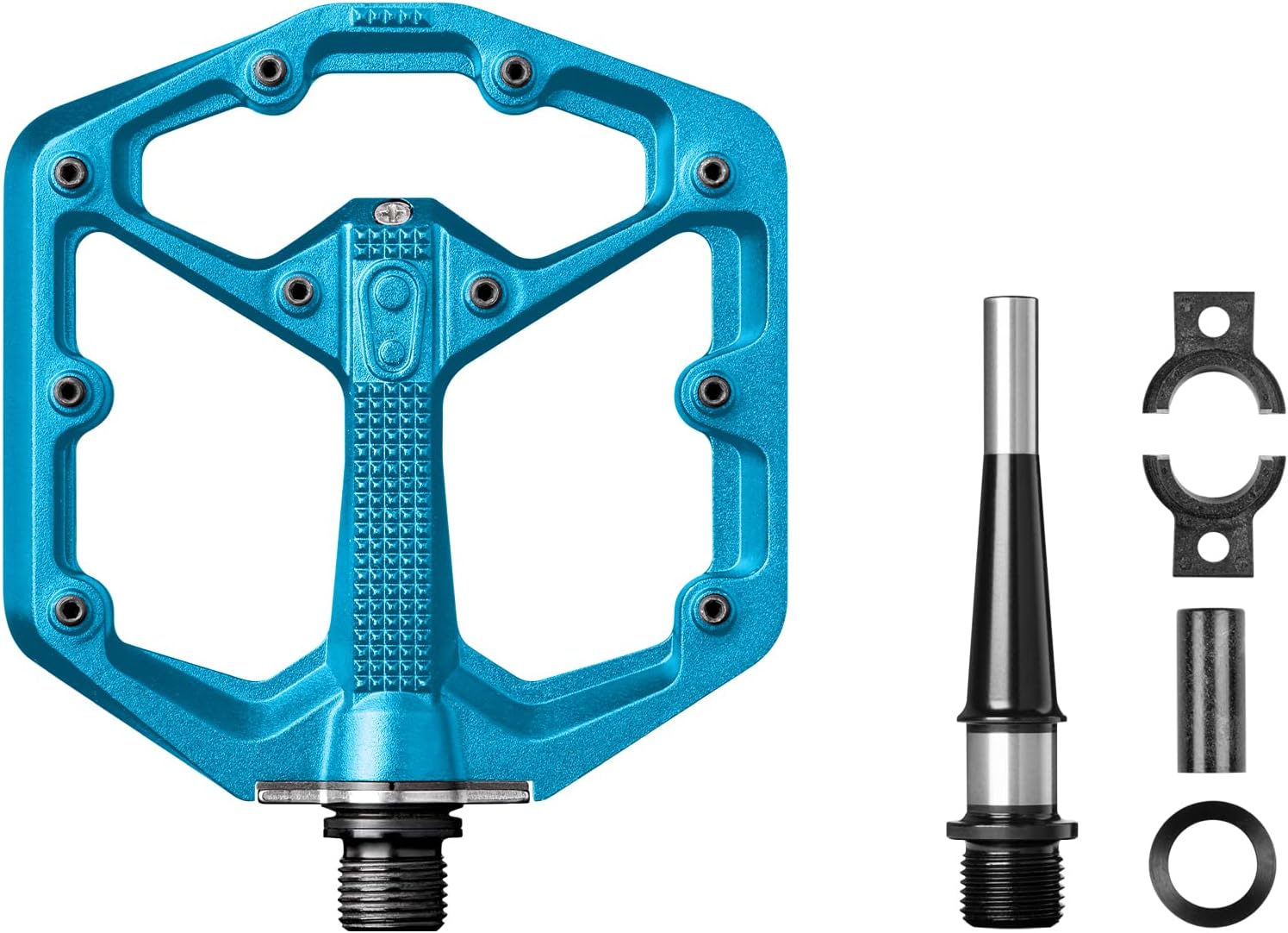 Crankbrothers Stamp Flat BMX/MTB Bike Pedal - Platform Bicycle Pedal, Minimal Profile, Adjustable Grip