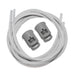 Crankbrothers Unisex's Speedlace Shoelaces, Silver, Standard Size