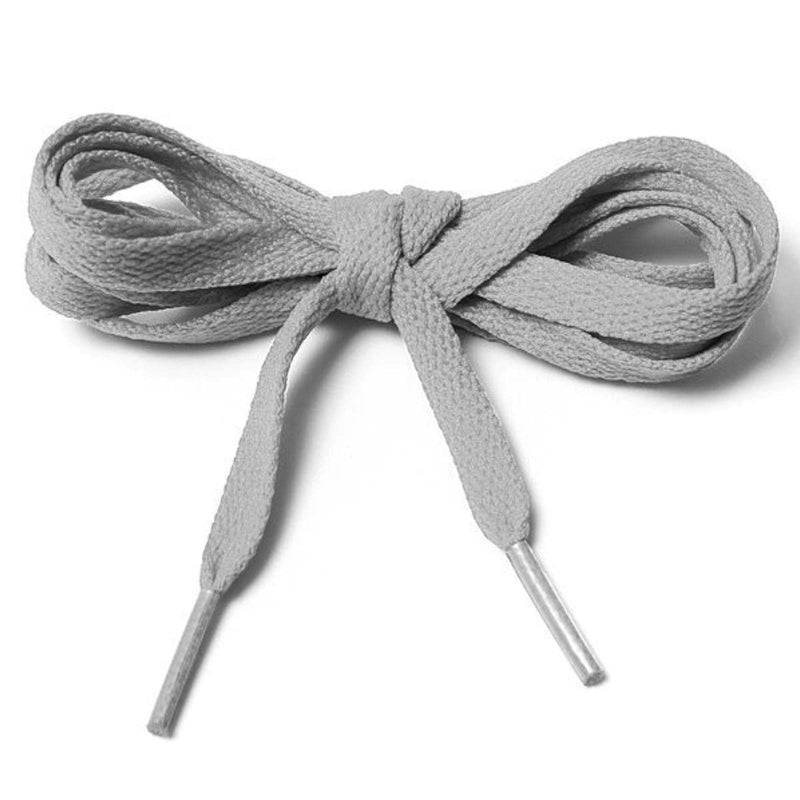 Crankbrothers Unisex's Rounded Shoelaces, Silver, S-M