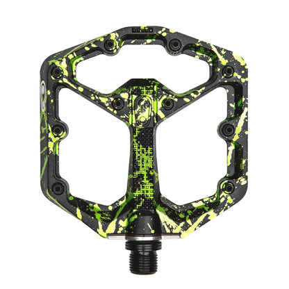 Crankbrothers Stamp 7 Mountainbike-Pedale – Splatter-Kollektion – MTB Enduro DH BMX konkave Plattform – flaches Paar Fahrrad-Mountainbike-Pedale (verstellbare Stifte im Lieferumfang enthalten