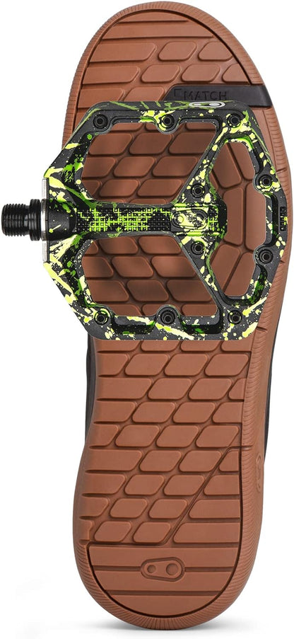 Crankbrothers Stamp 7 Mountainbike-Pedale – Splatter-Kollektion – MTB Enduro DH BMX konkave Plattform – flaches Paar Fahrrad-Mountainbike-Pedale (verstellbare Stifte im Lieferumfang enthalten