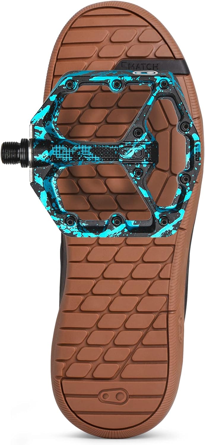 Crankbrothers Stamp 7 Mountain Bike Pedals, Size Small, Black/Blue