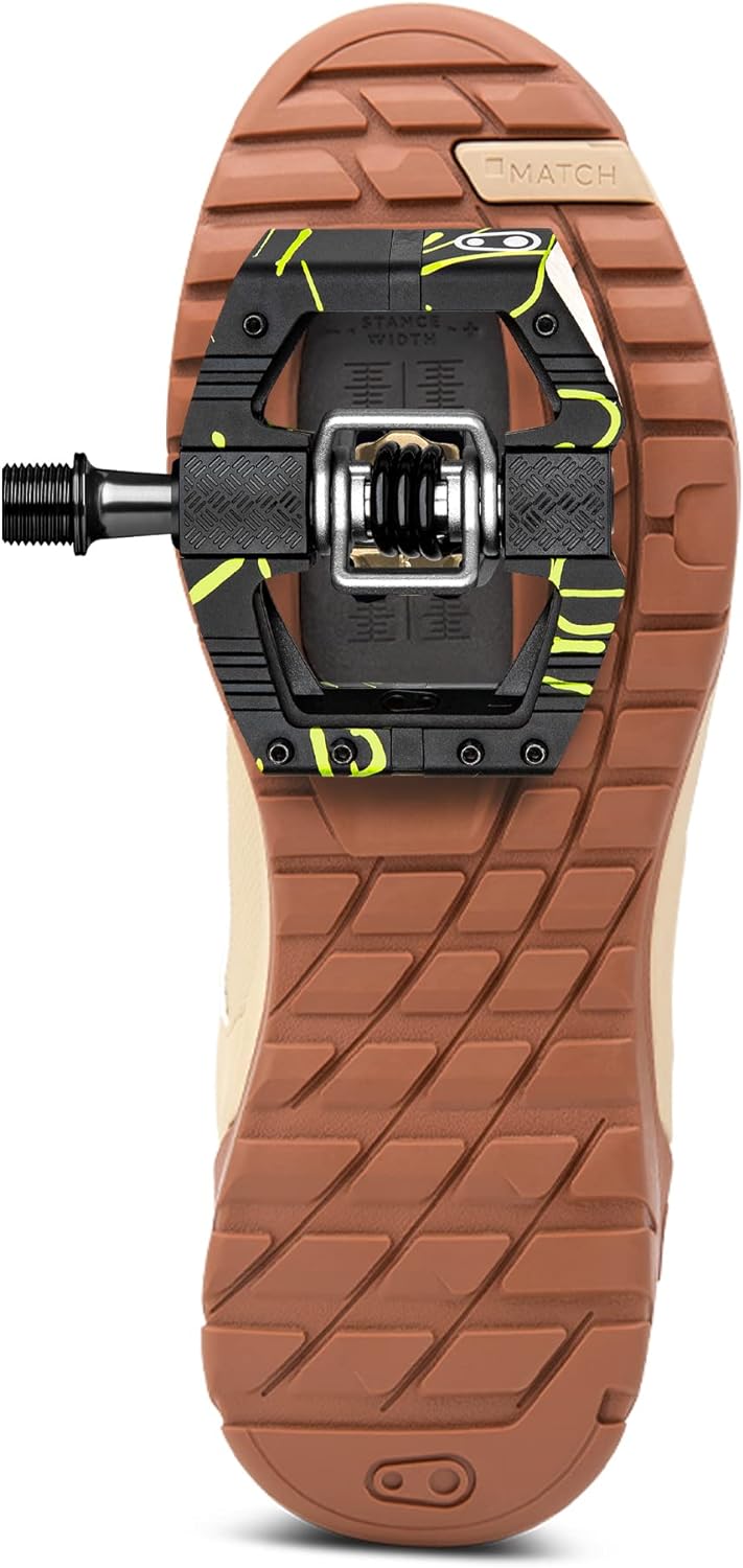 Crankbrothers Mallet E Mountain Bike Pedals - Splatter Collection - MTB Enduro Optimized Platform - Clip-in System Pair of Bicycle Mountain Bike Pedals (Cleats Included