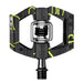 Crankbrothers Mallet E Mountain Bike Pedals - Splatter Collection - MTB Enduro Optimized Platform - Clip-in System Pair of Bicycle Mountain Bike Pedals (Cleats Included