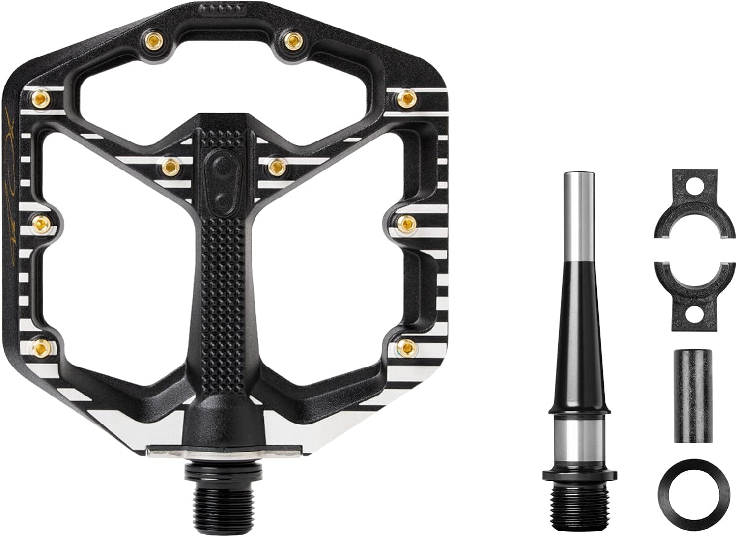 Crankbrothers Stamp Flat BMX/MTB Bike Pedal - Platform Bicycle Pedal, Minimal Profile, Adjustable Grip