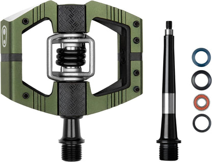 CRANKBROTHERS Mallet Enduro Unisex Automatic Pedals, Green, 94 mm x 75 mm