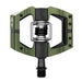 CRANKBROTHERS Mallet Enduro Unisex Automatic Pedals, Green, 94 mm x 75 mm