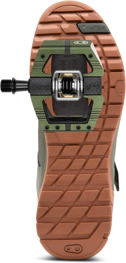 CRANKBROTHERS Mallet Enduro Unisex Automatic Pedals, Green, 94 mm x 75 mm