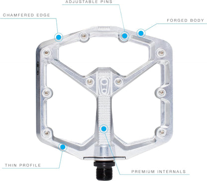 Crankbrothers Pedals Stamp 7 Silver Size L