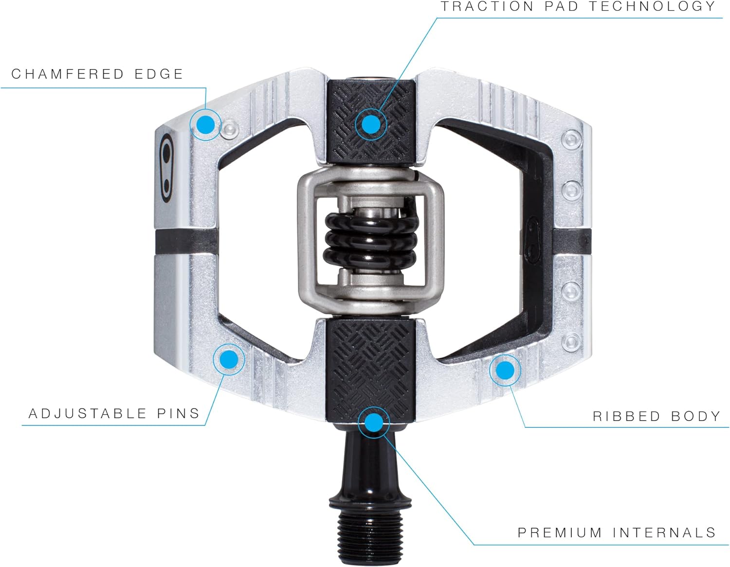 Crankbrothers Mallet Ls High Polish Pedals One Size