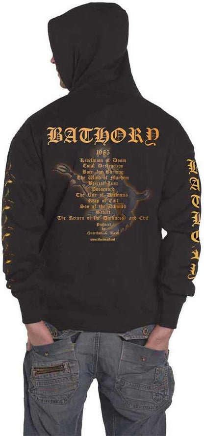 BATHORY The Return Pullover Hoodie M Black