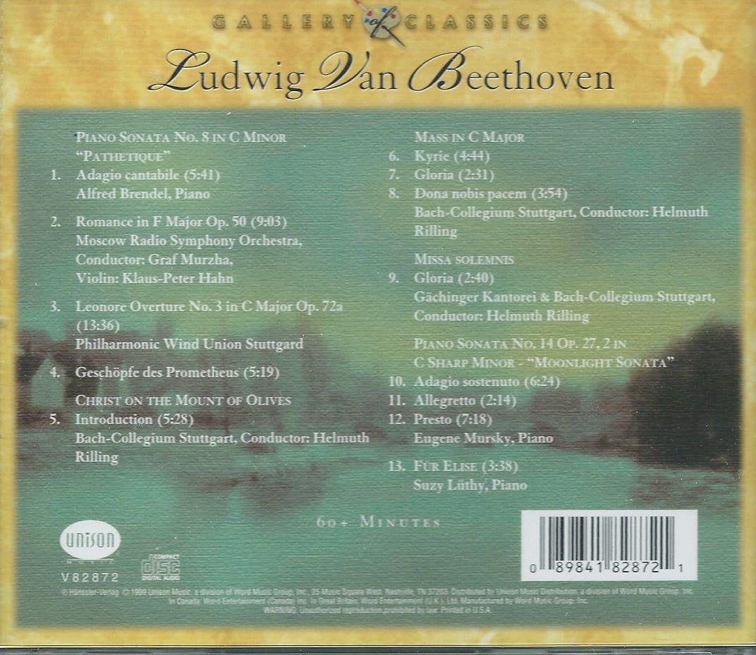 Gallery Of Classics: Beethoven