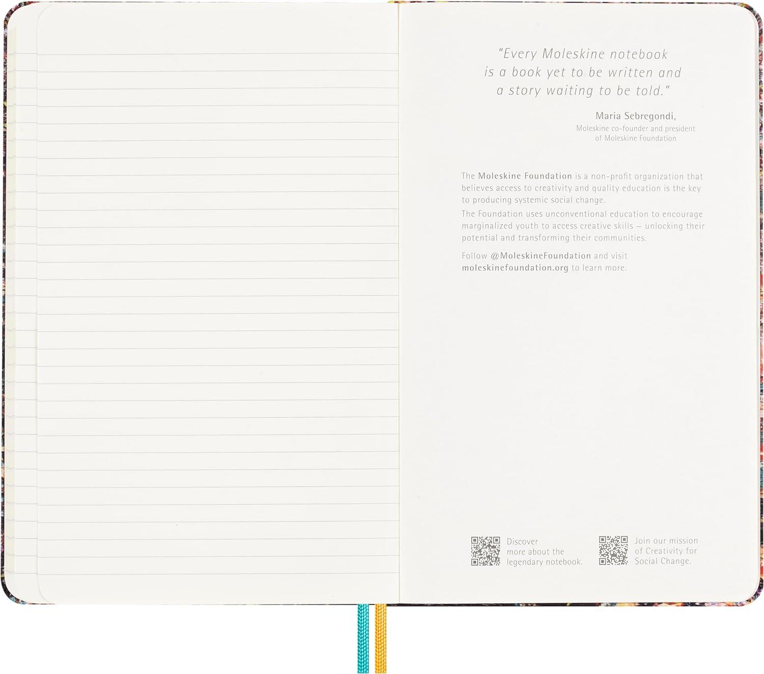 Moleskine - Taccuino con copertina rigida, a righe, anno del Drago, di Zeng Fan Zhi, formato grande, con confezione regalo, 13 x 21 cm, multicolore, 176 pagine (lingua italiana non garantita