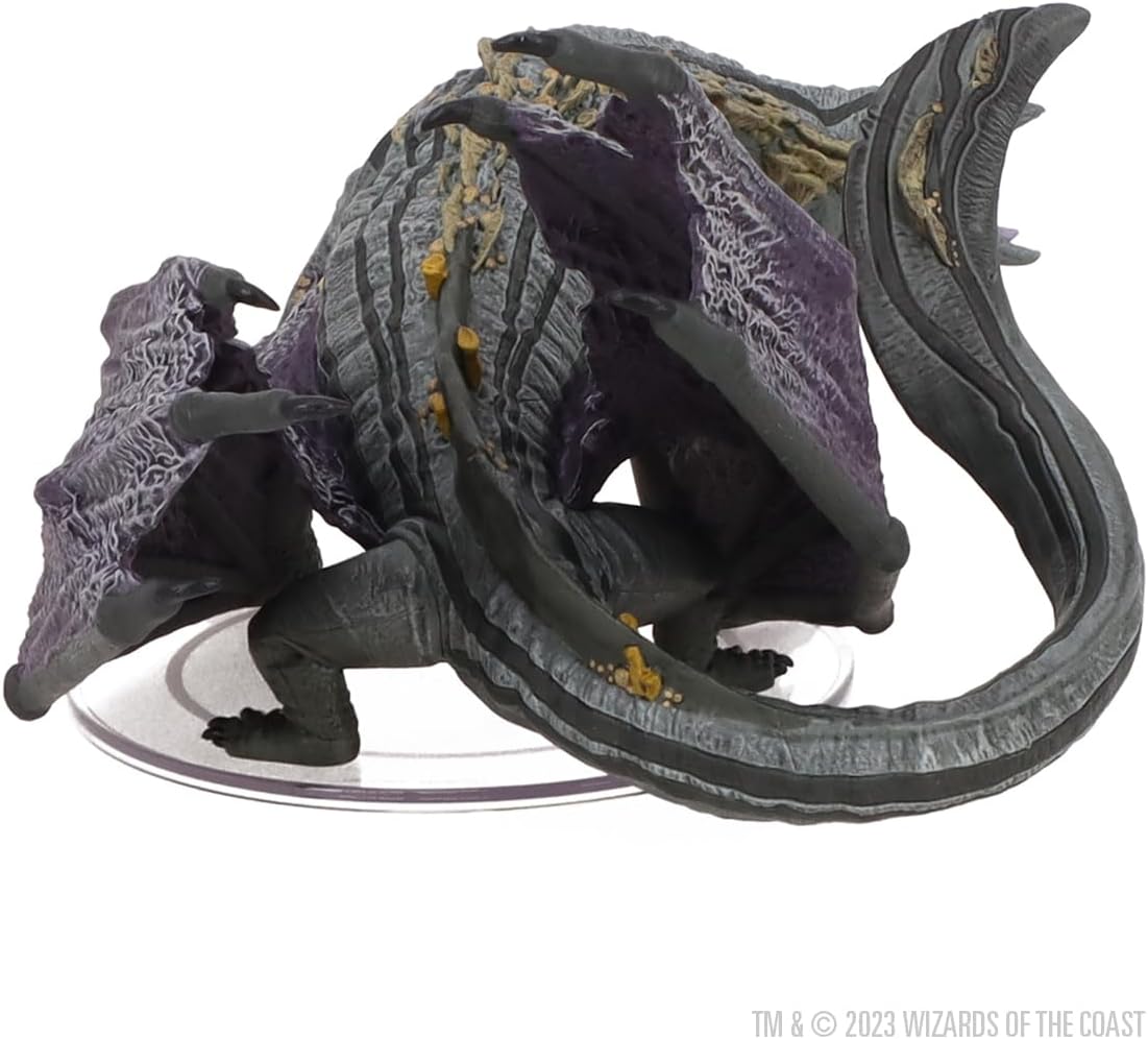 WizKids D&D Icons of The Realms: Miniaturas prepintadas de dragón profundo para adultos, 230387