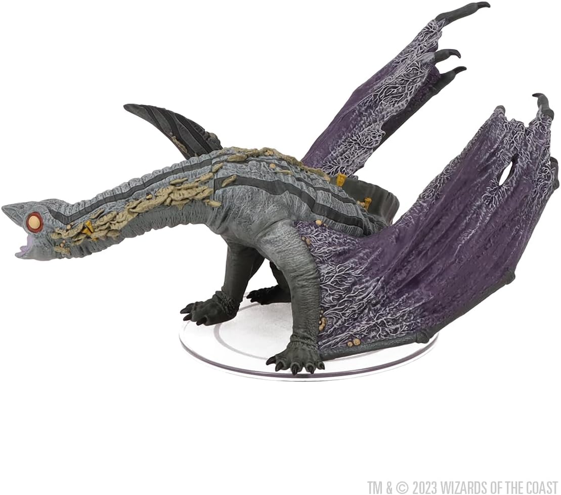 WizKids D&D Icons of The Realms: Miniaturas prepintadas de dragón profundo para adultos, 230387