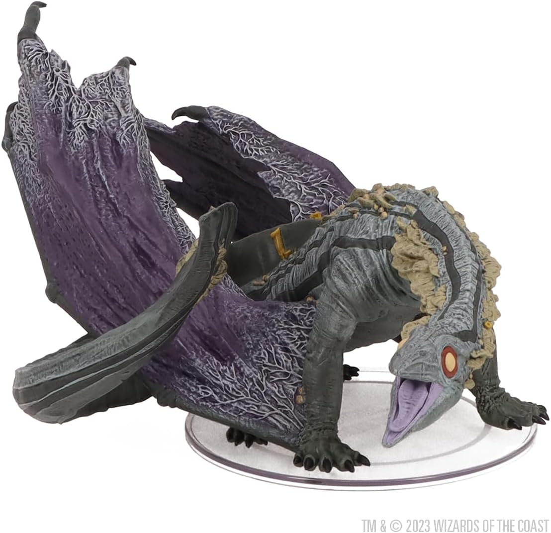 WizKids D&D Icons of The Realms: Miniaturas prepintadas de dragón profundo para adultos, 230387