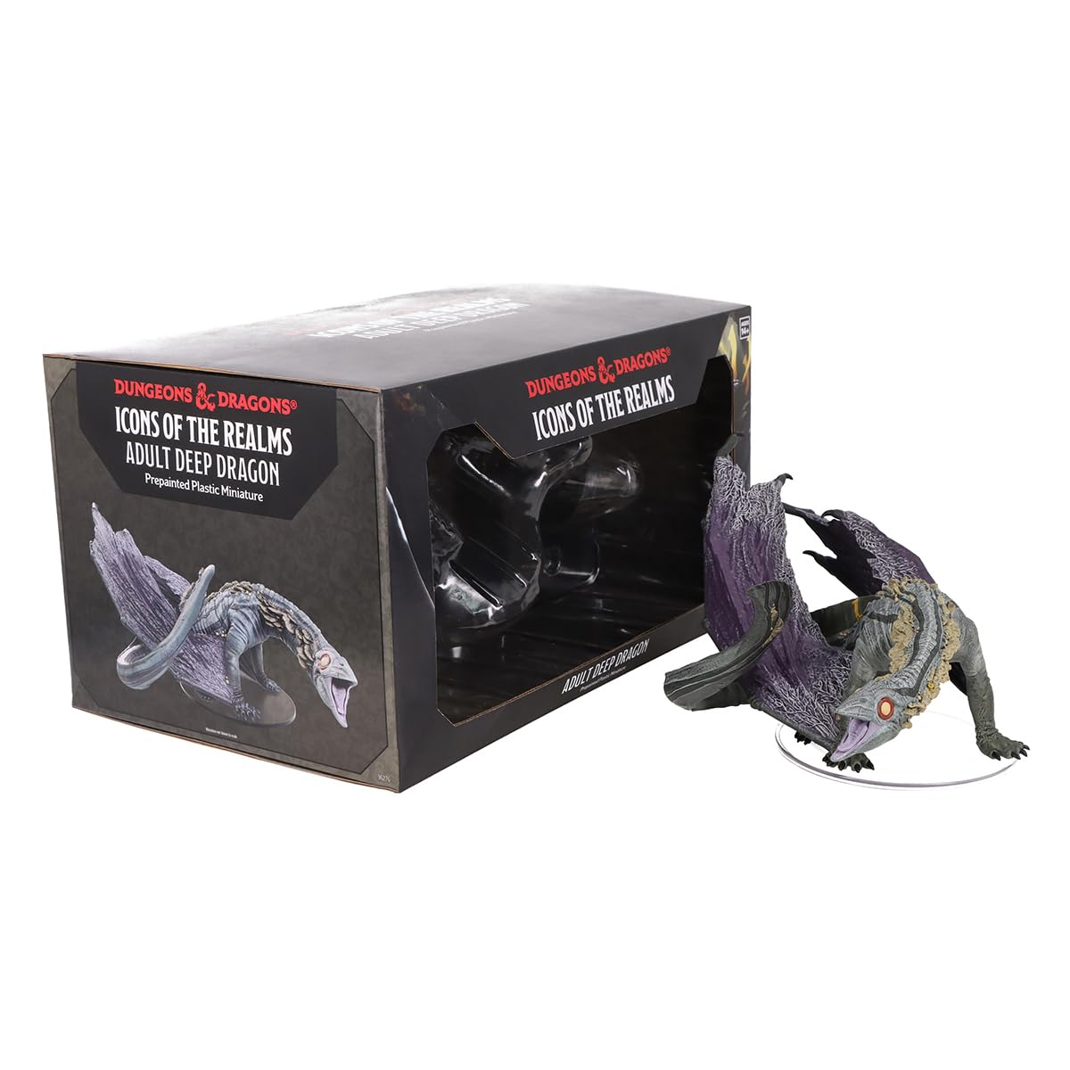 WizKids D&D Icons of The Realms: Miniaturas prepintadas de dragón profundo para adultos, 230387