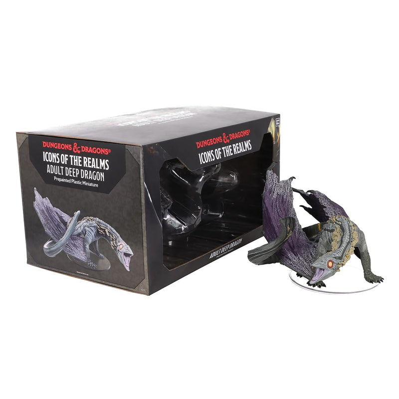 WizKids D&D Icons of The Realms: Miniaturas prepintadas de dragón profundo para adultos, 230387