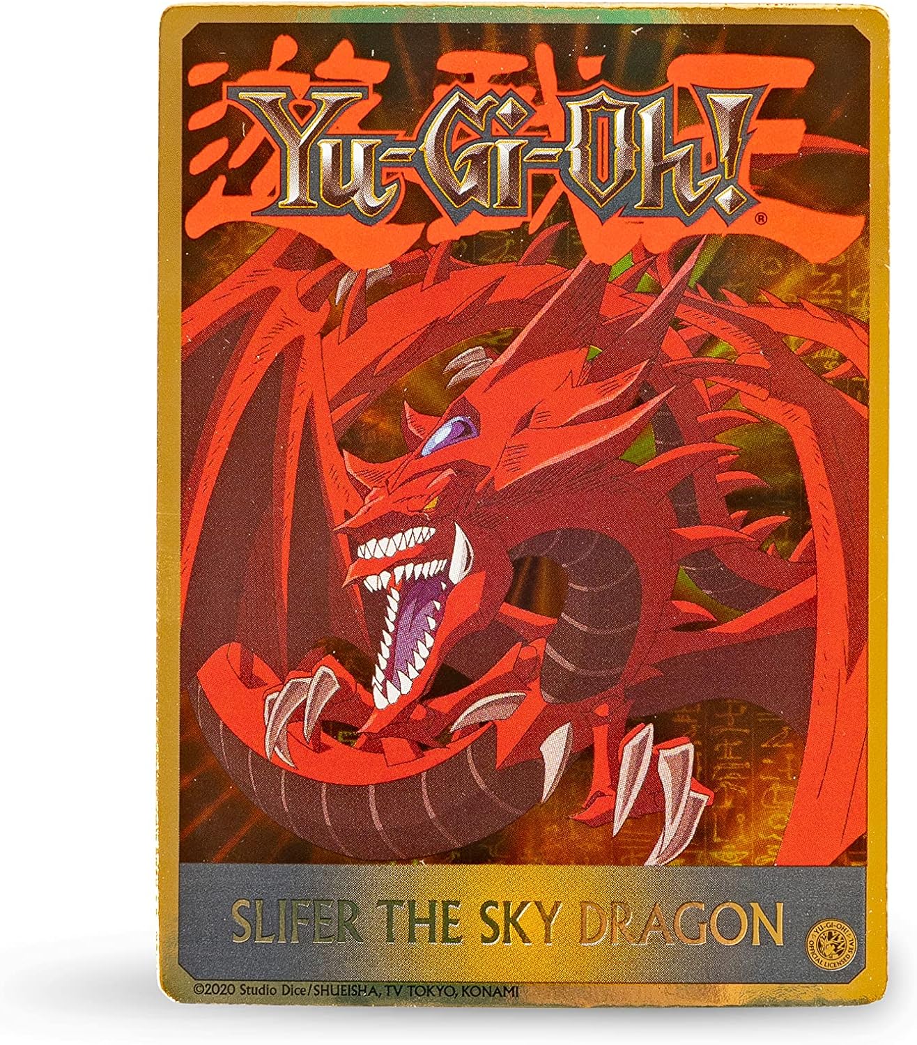 Yu-Gi-Oh! Highly Detailed 7 inch Articulated Action Figure, Limited Edition, Includes Exclusive Trading Card, Slifer The Sky Dragon