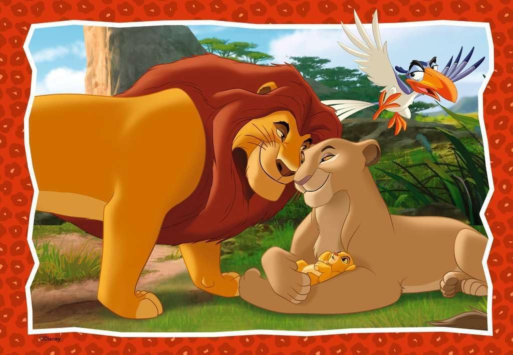 Ravensburger 12001029 Disney Lion King Toys-2x 24 Piece Jigsaw Puzzles for Kids Age 4 Years Up, Multicolour, One Size