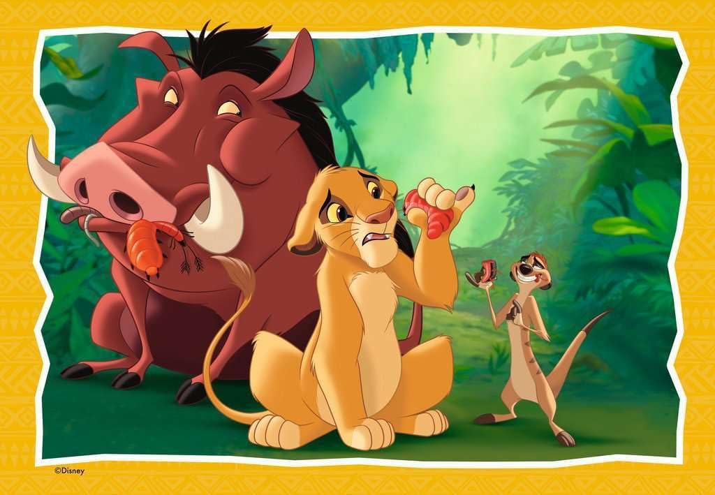Ravensburger 12001029 Disney Lion King Toys-2x 24 Piece Jigsaw Puzzles for Kids Age 4 Years Up, Multicolour, One Size