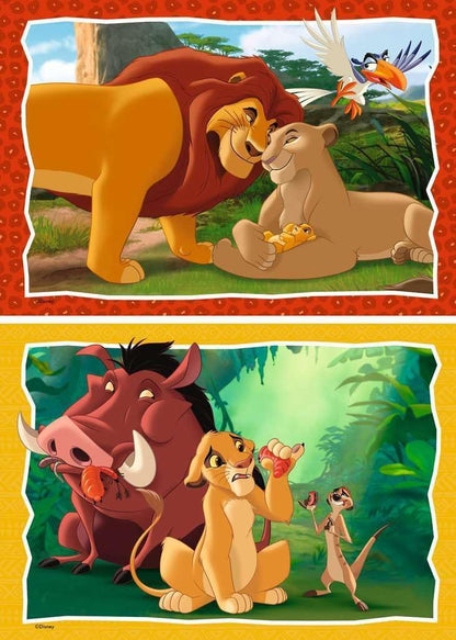 Ravensburger 12001029 Disney Lion King Toys-2x 24 Piece Jigsaw Puzzles for Kids Age 4 Years Up, Multicolour, One Size