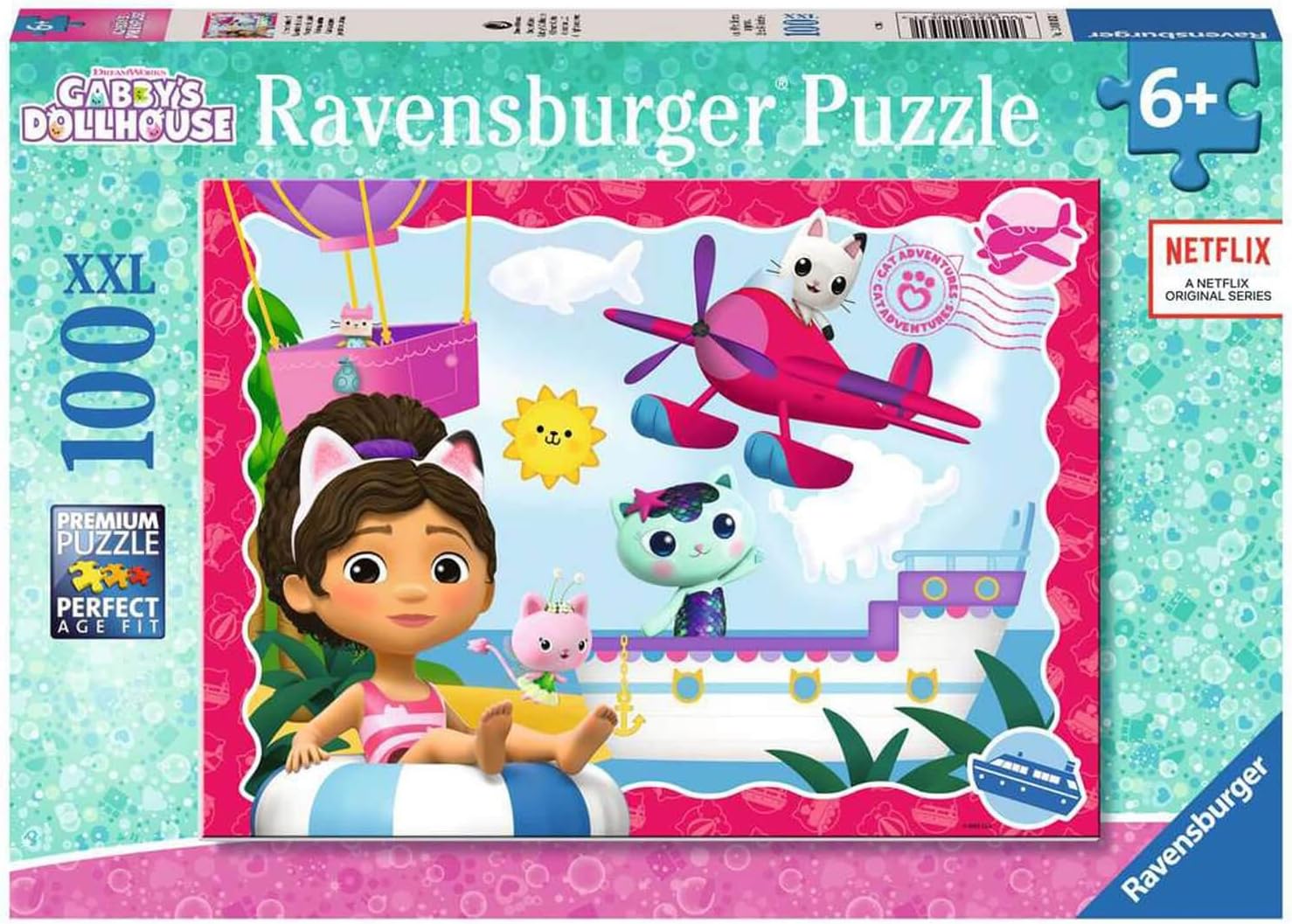 Ravensburger Gabby's Dollhouse Jigsaw Puzzle for Kids Age 6 Years Up - 100 Pieces XXL