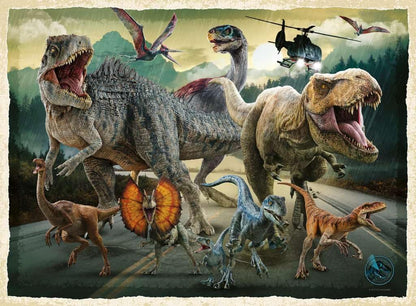 Ravensburger 12001058 Jurassic World Jigsaw Puzzle for Kids Age 8 Years Up-200 Pieces XXL, Multicolour, One Size