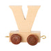Childrens Personalised Wooden Alphabet Letter Train A-Z Name Set All Letters Available (Letter V