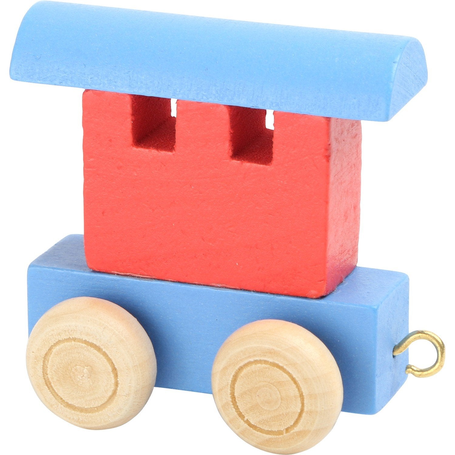 Small Foot - Small Foot - Houten Lettertrein Wagon Rood/Blauw